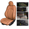 For Mini Cooper F54 Culbman F60 Countryman Custom Car Seat Cover Protector Cushion Leather Styling Interior Accessories 2023 22