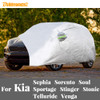 Outdoor Car Cover Auto Sun Snow Rain Dust Protection Cover For Kia Sephia Sorento Soul Sportage Stinger Stonic Telluride Venga