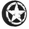 Military Tactical Skull Star Spare Tire Cover Dust-Proof Wheel Tire Cover Protector for Jeep SUV RV Trailer Car 14 15 16 17 Inch