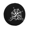 Navigate Mountain Adventure Compass Spare Tire Cover for Toyota RAV4 Prado 4WD 4x4 RV Car Wheel Protectors 14 15 16 17 Inch