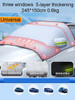 Universal Car Snow Cover Windshield Cover Mirror Reflective Bar Cover Sun Shade Protector Winter Front Windshield Visor Cover