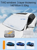 Universal Car Snow Cover Windshield Cover Mirror Reflective Bar Cover Sun Shade Protector Winter Front Windshield Visor Cover