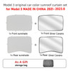 Sunshade For Tesla Model 3+ Highland 2024 Glass Sun Roof Shade Skylight Blind Shading Model3 2023 Front Rear Sunroof Accessories