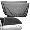 Car Sunshade Curtains Universal Side Window Shades SUV Curtains Protection Repellent Mosquito Mesh Net Sunshade Auto Accessories