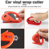 Car Film Wrap Tools Kit Squeegee Set Vinyl Scraper Cutter for Vehicle Window Tint Wrapping Tools Vinyl Spatula Car Accessories