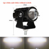 Motorcycle LED Headlight Mini Driving Light Universal Dual Color Spotlights for Motorbike Truck Trailer Off-road Moto Accessorie
