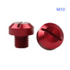 2Pcs Anti-Rust Motorcycle CNC Aluminum M8 M10 Rear view Mirror Hole Plugs Screws Rearview Mirror Holder Motorcycle Accessories