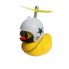 Car Cute Little Yellow Duck With Helmet Propeller Wind-breaking Duck Auto Interior Decoration Car Ornaments Accessories Kids Toy