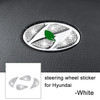 Bling Steering Wheel Emblem Sticker Crystal Decal Accessories Decoration for Toyota, for Honda, for Hyundai