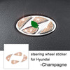 Bling Steering Wheel Emblem Sticker Crystal Decal Accessories Decoration for Toyota, for Honda, for Hyundai