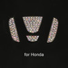 Bling Steering Wheel Emblem Sticker Crystal Decal Accessories Decoration for Toyota, for Honda, for Hyundai