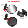 22mm Universal Motorcycle Mirrors Rearview Side Mirror Motorbike Accessories 2pcs Handle Bar End Mounting