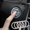 Car Start Switch Button Auto Decorative Diamond Stickers Rhinestone Ring Circle Trims Protective Cover Accessories 2Pcs/set