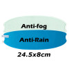 2PCS Motorcycle Helmet Clear Rainproof and Anti-fog Film Safety Driving Durable Nano Coating Sticker Film Helmet Accessories