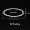 Car Bling Steering Wheel Logo Decal Sticker Interior Accessories Diamond Metal Emblem Fit for BMW Hyundai Toyota Honda Mercedes