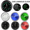 Car Clock Luminous Automobiles Internal Stick-On Mini Digital Watch Mechanics Quartz Clocks Auto Ornament Car Accessories