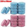 3/5/10/20Pcs Mixed Solid Cleaner Car Windscreen Wiper Effervescent Tablets Toilet Cleaning Concentrated Tablets Car Accessories