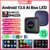2024 CarlinKit CarPlay AI Box Android 13.0 QCM6225 8-Core Android Auto Wireless CarPlay Adapter 2.4+5GGPS 64G 128G FOTA Upgrade