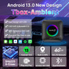 2024 CarlinKit CarPlay AI Box Android 13.0 QCM6225 8-Core Android Auto Wireless CarPlay Adapter 2.4+5GGPS 64G 128G FOTA Upgrade