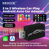 MEKEDE Newest Mini Android Auto Wireless Adapter USB Dongle Smart AI Box Car OEM Wired Android Auto To Wireless Google Maps WIFI