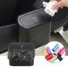 Hanging Car Trash Can ABS Square Pressing Trash Bin Vehicle Garbage Dust Case Storage Box Auto Interior Accessories for Car