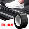 10/5M 3D Carbon Fiber Car Sticker DIY Paste Protector Strip Auto Door Sill Side Mirror Anti Scratch Tape Waterproof Protect Film