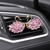 Diamond Swan Car Outlet Vent Clips Car Air Freshener Perfume Clip Diffuser Diamond Auto Ornament Gift Car Accessories For Girls