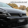 Glossy Black Front Grille Strip for VW Golf 7 Rline 7.5 MK7 Bumper Grill Trim Cover for Golf Decorative Grille Accessories
