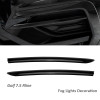 Glossy Black Front Grille Strip for VW Golf 7 Rline 7.5 MK7 Bumper Grill Trim Cover for Golf Decorative Grille Accessories