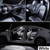 ZITWO 8Pcs Car LED Interior Dome Reading Map Light License Plate Bulb Kit For Kia Ray 2011- 2018 2019 2020 2021 2022 2023 2024