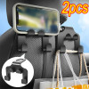 Multifunctional Car Seat Back Hook 1/2pcs Double Head Phone Hanger Headrest Hanging Bag Storage Hanger Car Interior Accessories