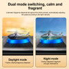 Solar Rotating Helicopter Solar Aromatherapy Car Air Freshener Alloy+ABS Wooden Aromatherapy Car Aromatherapy
