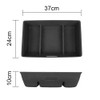 For Tesla Model Y High Capacity Organizer Case Felt Cloth Drawer Holder Under Seat Hidden Box Storage Box Black