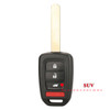 jingyuqin 10pcs/lot Car Key Shell 2/3/4 Button for Honda Civic City Fit HR-V XR-V Auto Remote Fob Case