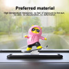 New Upgraded Skateboard Bear Car Ornaments Silent Sliding With Driving Cute Doll Car Dashboard Decoration Multi Color