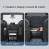 Leather Car Seat Middle Hanger Storage Bag Luxury Auto Handbag Holder Between Seats Tissue Water Cup Pockets Stowing Tidying