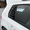 A Pair Car Rear Side Window Shutter Cover Trim Window Louver Side Air Vent Trim For VW Golf 4 MK4 1997-2006