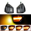 2X For Ford S-Max 07-14 Kuga C394 08-12 C-Max 11-19 LED Dynamic Turn Signal Light Side Mirror Sequential Blinker Indicator Lamp