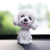 Car Ornaments Shaking Head Dog Doll Car Dashboard Toys Cute Nodding Puppy Auto Interior Accessories Auto Decor Kids Gift