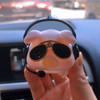 Cute Cartoon Pig Car Decoration Creative Female Car Center Console Car Interior Decoration Car Hanging Accessories Ornament