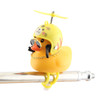 Motorcycle Accessories Cute Duck with Propeller Helmet Broken Wind Rubber Duck Toy Car Bicycle Small Yellow Duck Decor Ornaments