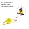 Car Rubber Duck Toy With Helmet Dashboard Decorations Ornament Yellow Duck with Propeller Necklace for Auto Office