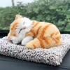 Car Dashboard Ornaments Decor Cute Simulation Plush Cats Dogs Toy Automobiles Decoration Interior Children Gift Auto Accessories