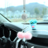 Fashion Car View Mirror Hanging Pendant Auto Home Decor Lucky Vehicle Ornament Mini Car Accessory Interior Hanging for Girls