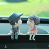 2022 Car Accessories Cute Cartoon Couples Action Figure Figurines Balloon Ornament Auto Interior Dashboard for Girls Gifts Drop