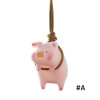 Cute Pig Car Accessorie Swing Pig Car Pendant Auto Rearview Mirror Pendants Birthday Gift Auto Decoraction Ornaments Coche