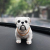 Nodding Dog Shaking His Head Doll Resin Simulation Ornaments Dashboard Toy Girl Decoration Car Cute Accessories Dog Car S7K7