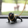 Bully Pitbull Dog Car Interior Accessories Car Dashboard Decoration Automobile Funny Cute Pendant Car Ornaments Crafts 2023