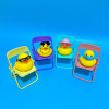 Duck Car Dashboard Decorations Rubber Duck Car Ornaments Cool Duck Accessories with Mini Swim Ring Sun Hat Necklace and Sunglass