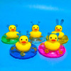 Duck Car Dashboard Decorations Rubber Duck Car Ornaments Cool Duck Accessories with Mini Swim Ring Sun Hat Necklace and Sunglass